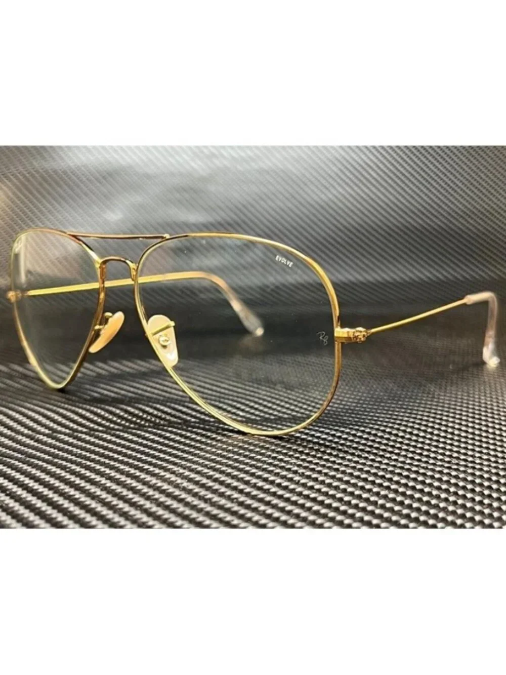New Ray Ban Men Gold Sunglasses 62- 14- 140